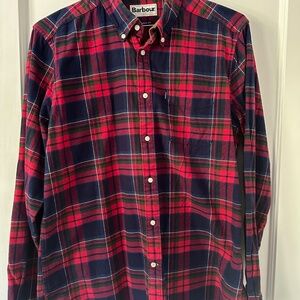 BARBOUR RED PLAID SHIRT